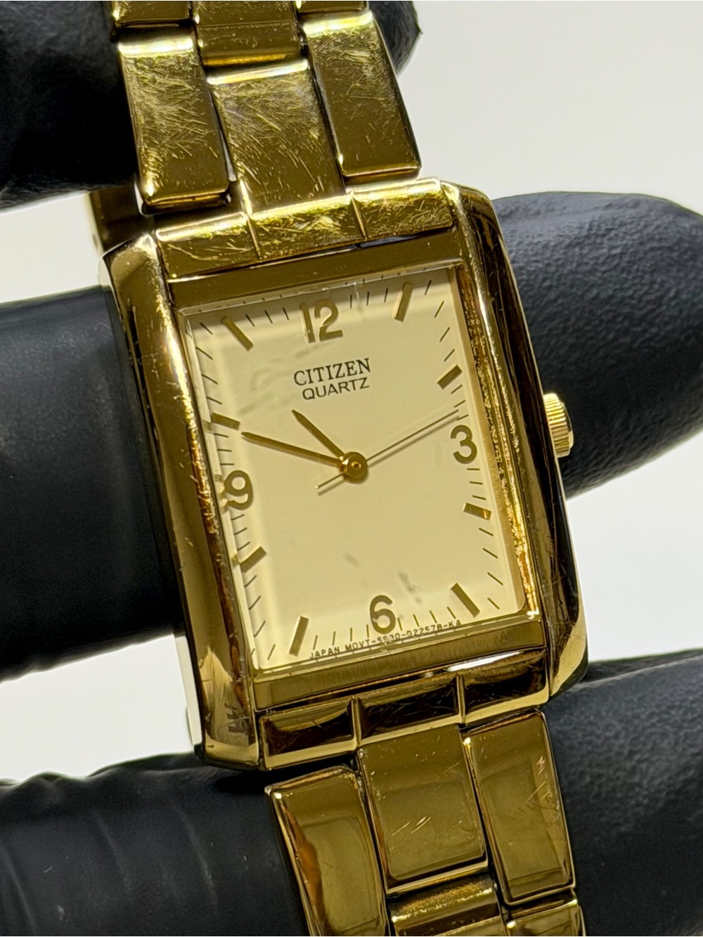 Citizen CQ Tank 5930-S99132 Gold-Tone SS 22mm Ladiesโ Dress Watch